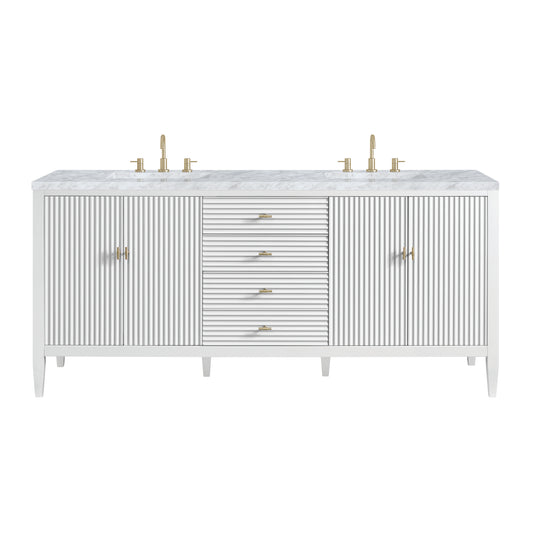 James Martin Vanities Myrrin 72" Double Vanity