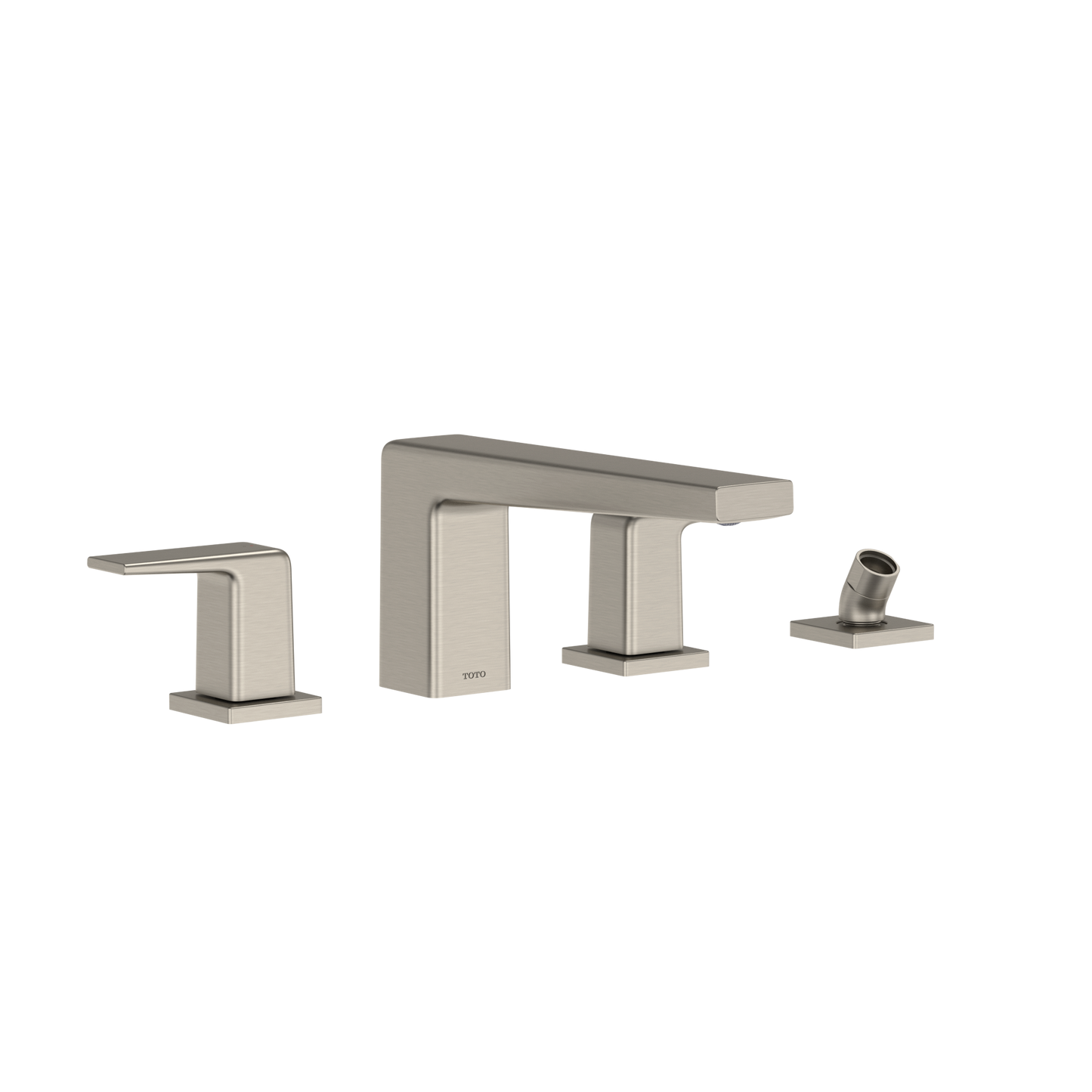Toto Gb Two-Handle Deck-Mount Roman Tub Filler Trim With Handshower