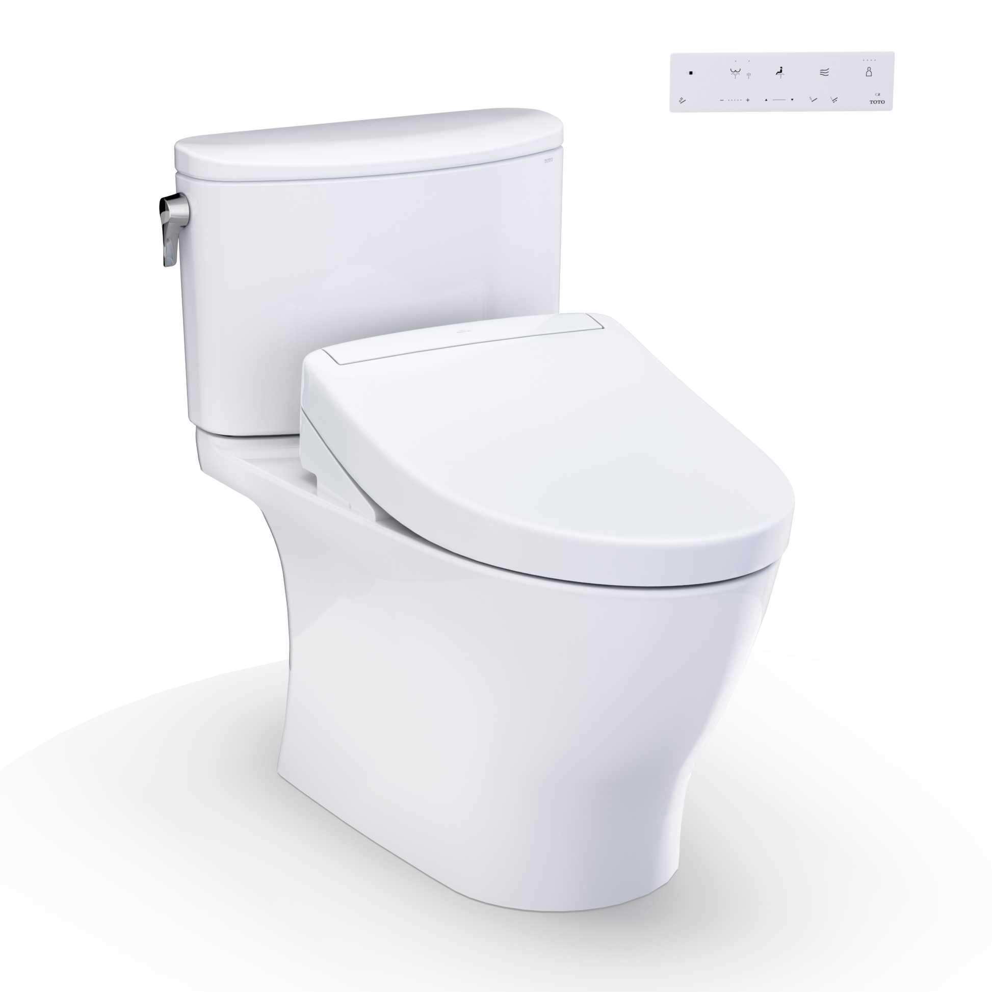 WASHLET+ Nexus Two-Piece Elongated 1.28 GPF Toilet with S5 Bidet Seat