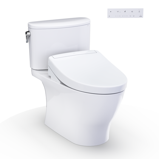 WASHLET+ Nexus 1G Two-Piece Elongated 1.0 GPF Toilet with S5 Bidet Seat