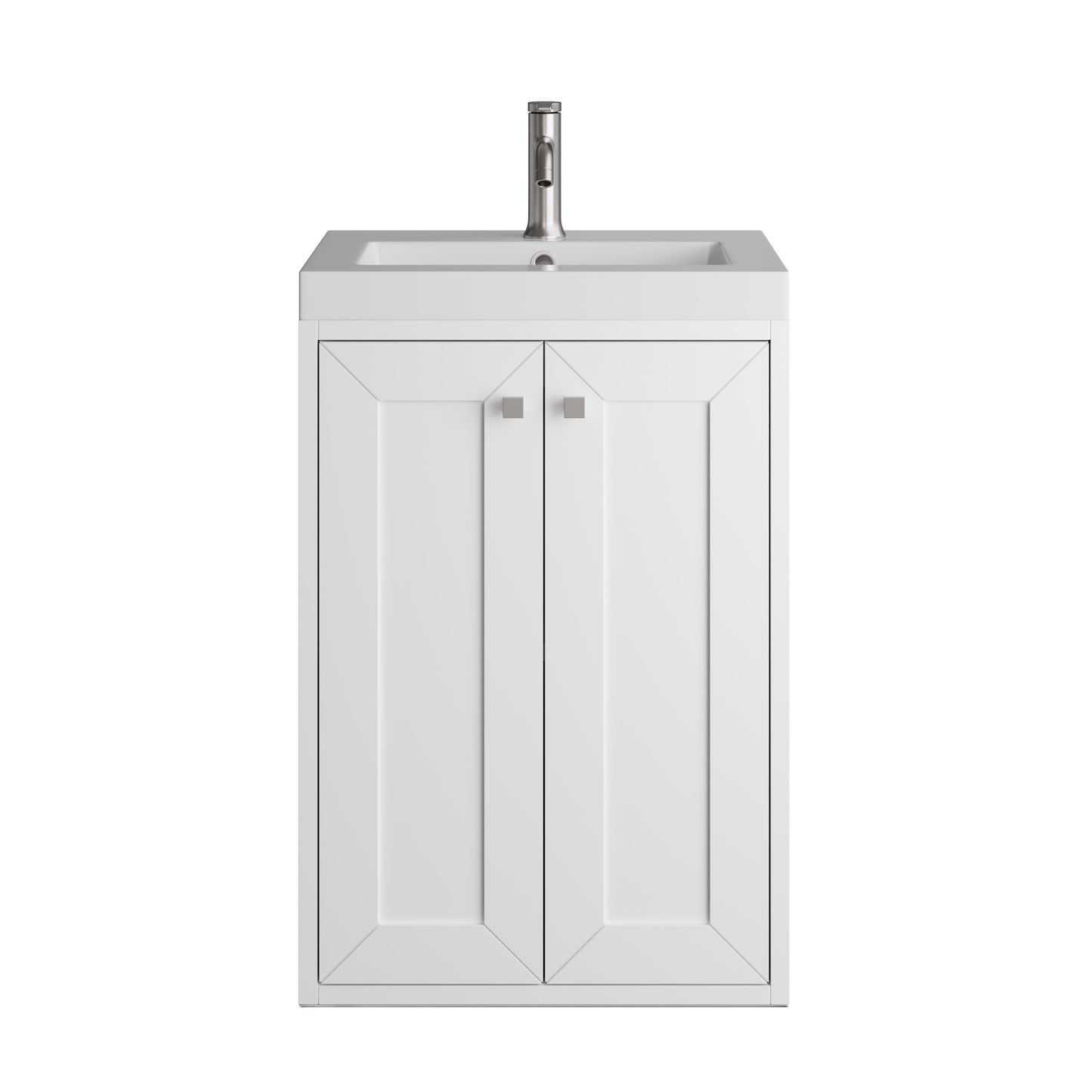 James Martin Vanities Chianti 20" Single Vanity w/ White Glossy Composite Stone Top