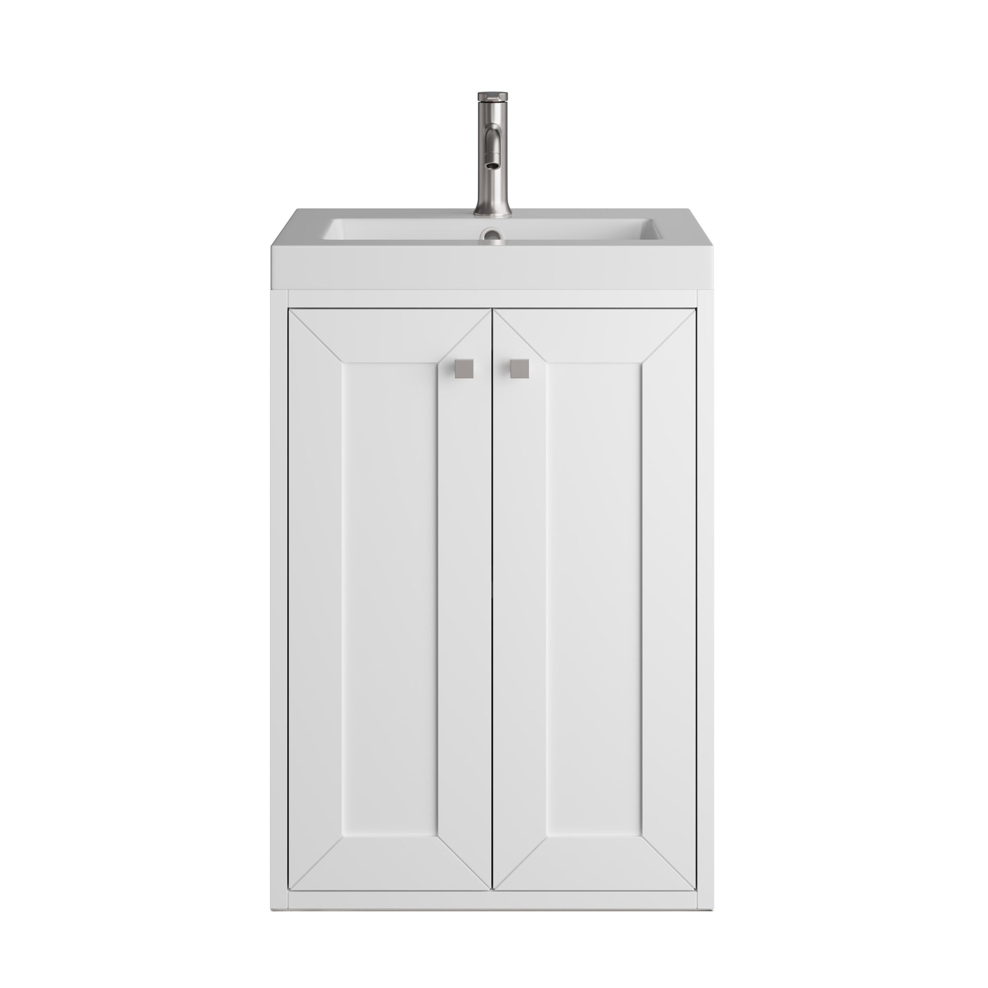 James Martin Vanities Chianti 20" Single Vanity w/ White Glossy Composite Stone Top
