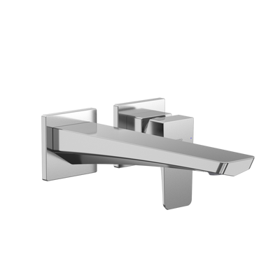 GE 1.2 GPM Wall-Mount Single-Handle Long Bathroom Faucet with COMFORT GLIDE Technology