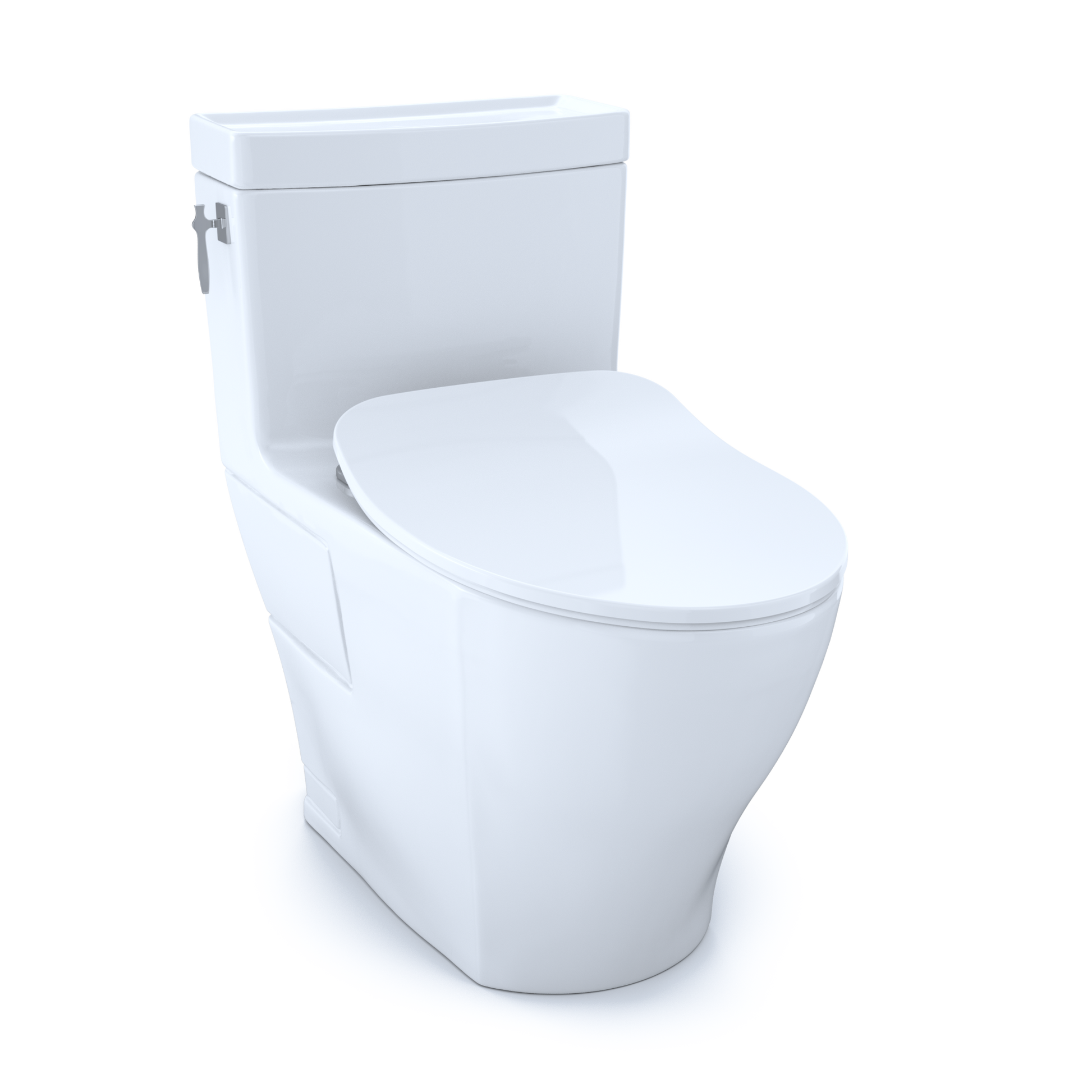 Toto Aimes One-Piece Elongated 1.28 Gpf Toilet With Cefiontect And Softclose Seat, Washlet+ Ready