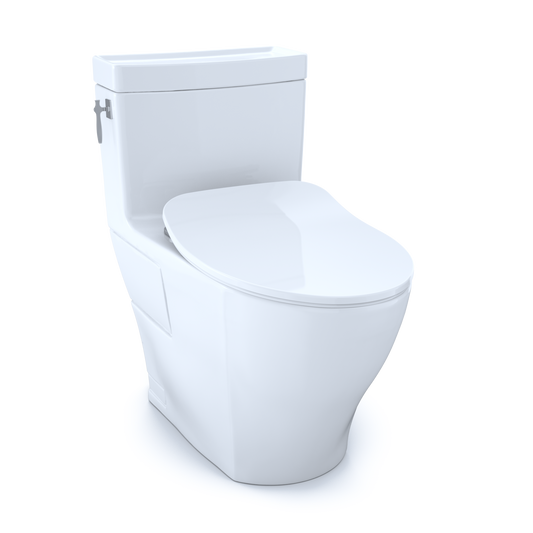 Aimes One-Piece Elongated 1.28 GPF Toilet with CEFIONTECT and SoftClose Seat