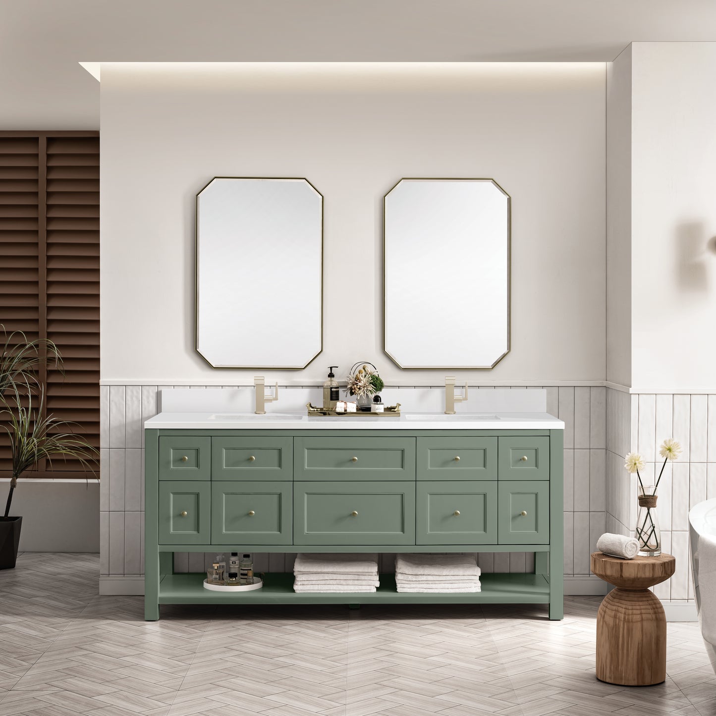 Breckenridge 72" Double Vanity Base Only