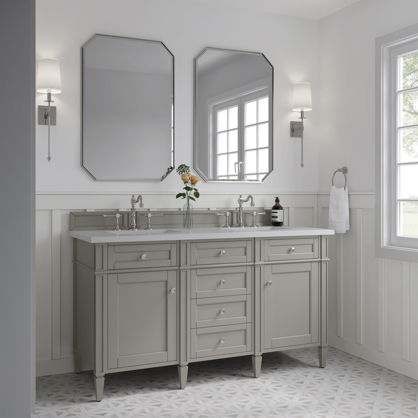 Brittany 60" Double Vanity