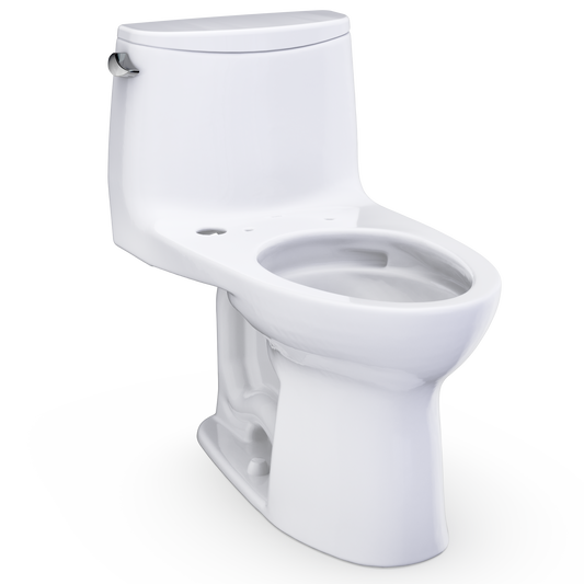 Ultramax One-Piece Elongated 1.28 GPF WASHLET+ and Auto Flush Ready Universal Height Toilet with CEFIONTECT