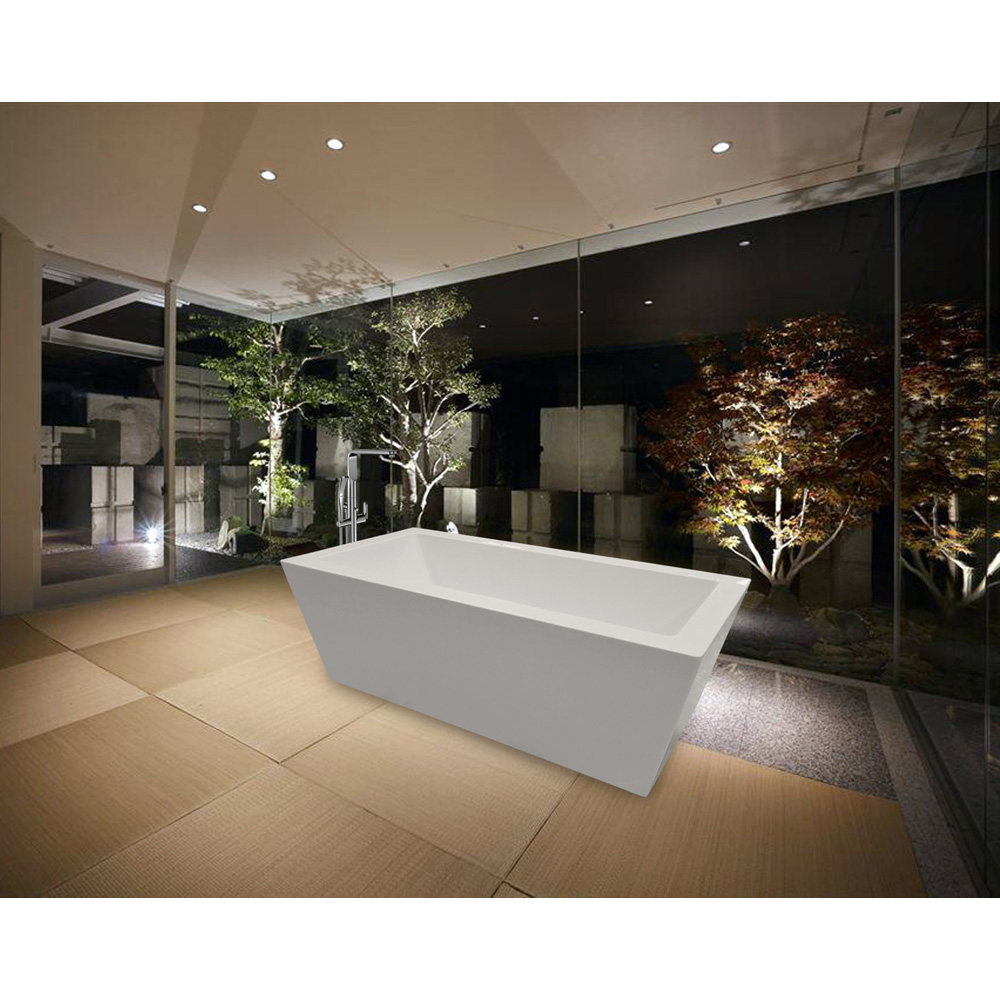 aquatica purescape 026 freestanding acrylic bathtub - white multiple sizes
