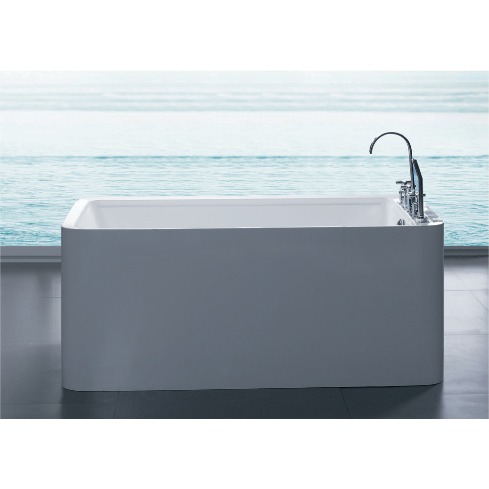 aquatica purescape 327b freestanding acrylic bathtub - white