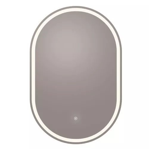 arpella grace 24 " x 36 " oval frameless led mirror with memory dimmer and defogger