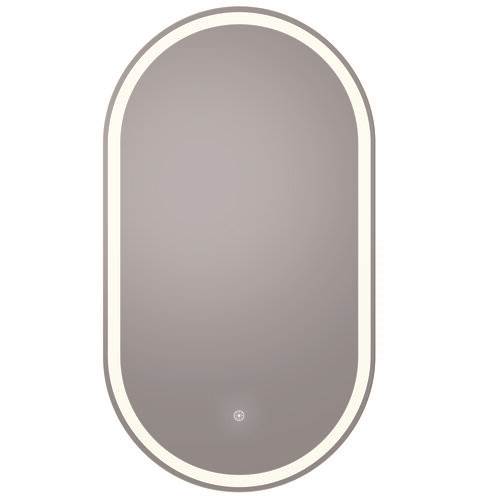 Arpella Grace 24 " x 42 " Oval Frameless LED Mirror with Memory Dimmer and Defogger LEDOVM2442