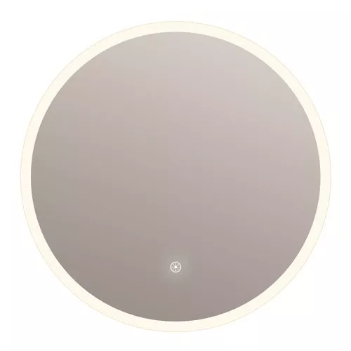 Arpella Eva 24 " x 24 " Round Perimeter Lighted Mirror with Memory Dimmer and Defogger LEDRD2424