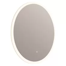 arpella eva 24 " x 24 " round perimeter lighted mirror with memory dimmer and defogger