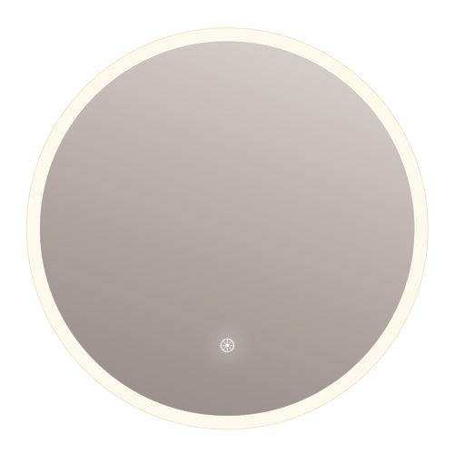 Arpella Eva 30 " x 30 " Round Perimeter Lighted Mirror with Memory Dimmer and Defogger LEDRD3030