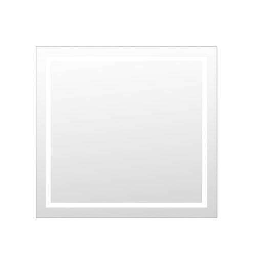 Arpella Miramar 34 " x 36 " Lighted Mirror with Dimmer and Defogger, Wall Switch Direct LEDWSM3436