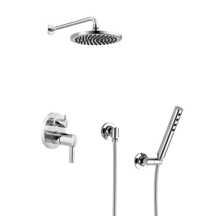 Brizo Odin Shower Set with 8" Showerhead and Handheld in Polished Chrome BRODINPC6