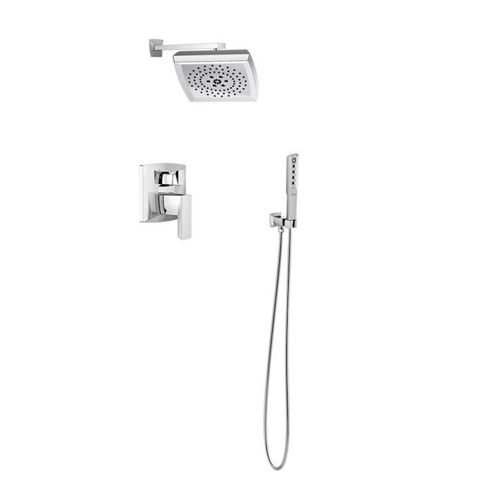Brizo Vettis Shower Set with Showerhead and Handheld in Polished Chrome BRVETPC5