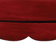 cole & co. 40" designer series collection turlington sink chest - antique red