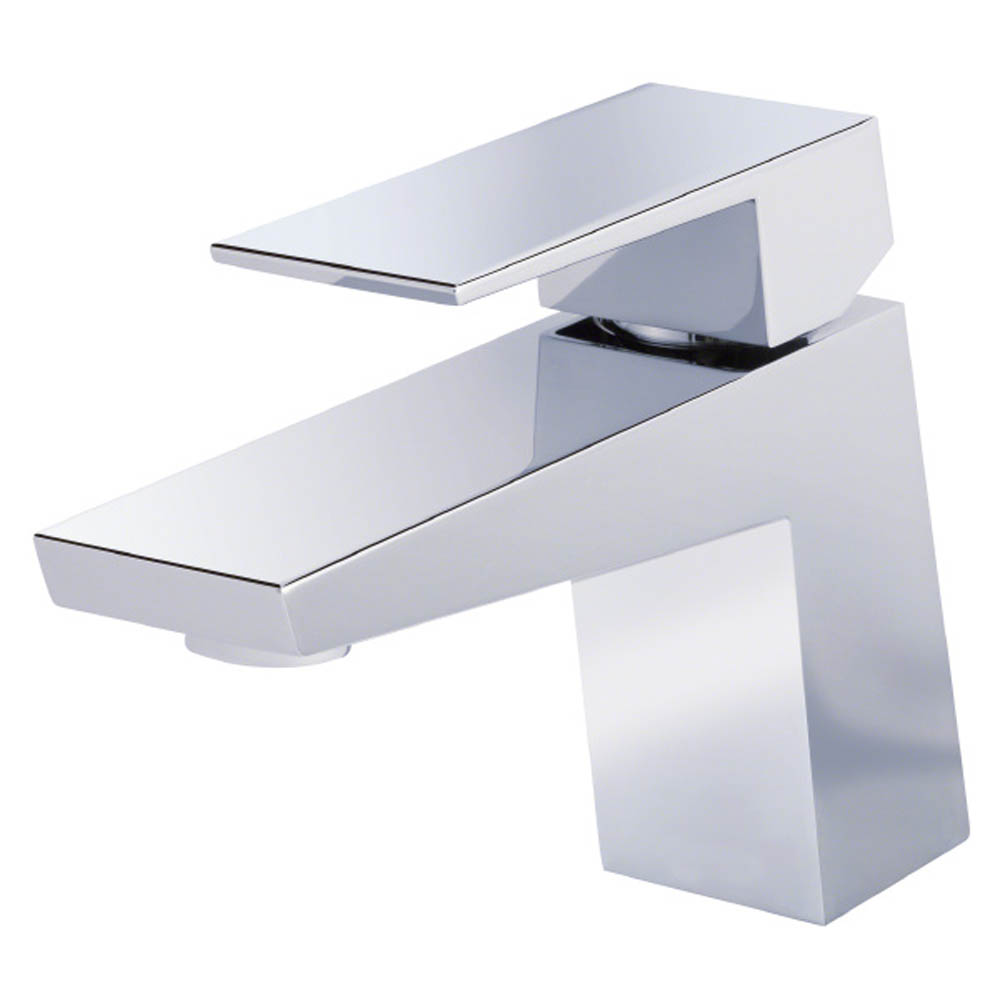 danze mid-town 1h lavatory faucet single hole mount w/ metal touch down drain 1.2gpm - chrome