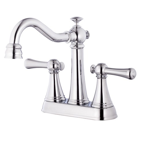 danze cape anne two handle centerset lavatory faucet - chrome