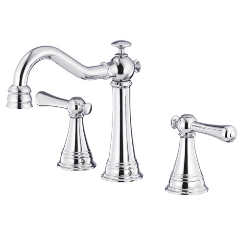 danze cape anne two handle widespread lavatory faucet - chrome