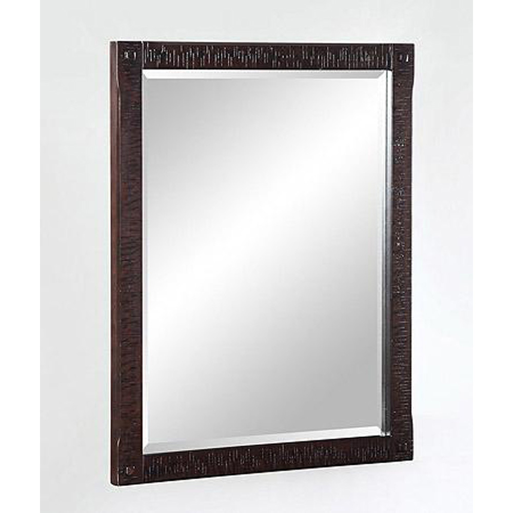 fairmont designs 30" napa open shelf vanity with integrated sink option - aged cabernet