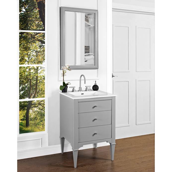 Fairmont Designs Charlottesville 24" Vanity for Integrated Sinktop - Light Gray 1510-V24-