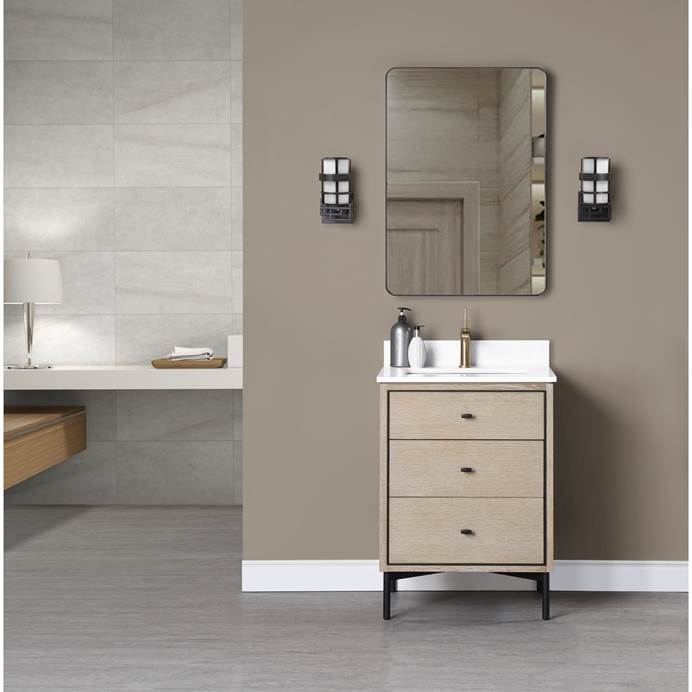 Fairmont Designs Bravo 24" Vanity with Undermount Rectangle Sink Option(s) - Sandstone 1550-V24