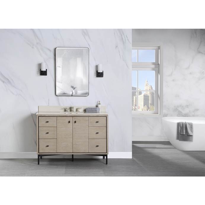 Fairmont Designs Bravo 48" Vanity with Integrated Sink Option(s) - Sandstone 1550-V48-