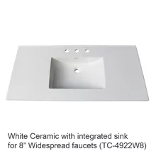 fairmont designs napa 48" open shelf vanity for integrated sinktop - sonoma sand