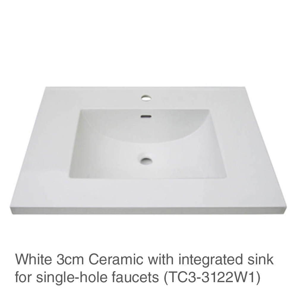 fairmont designs m4 30" wall mount vanity for integrated sinktop - glossy white