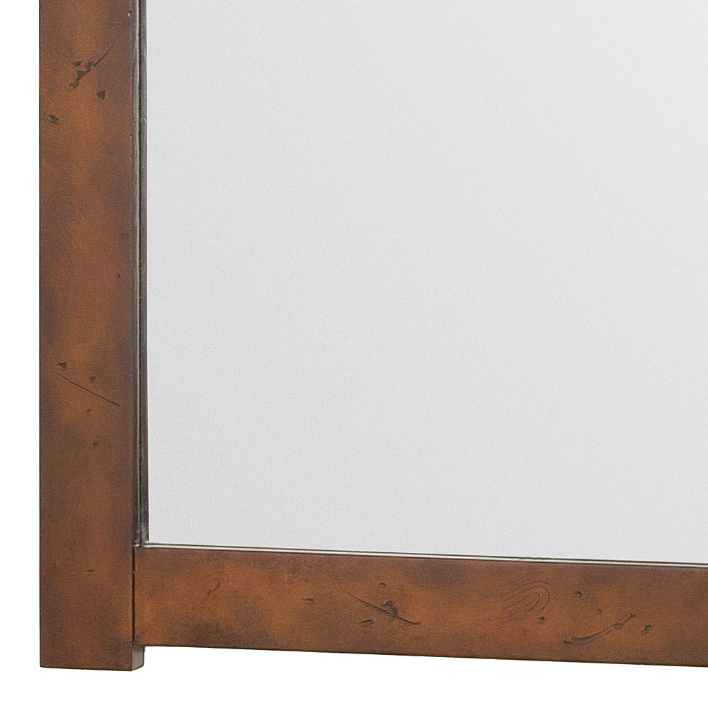 colby bathroom mirror - burl (40" x 38")