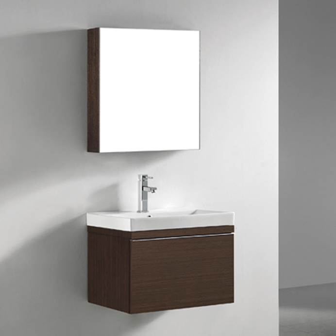 Madeli Venasca 24" Bathroom Vanity with Integrated Basin - Walnut B990-24-002-WA