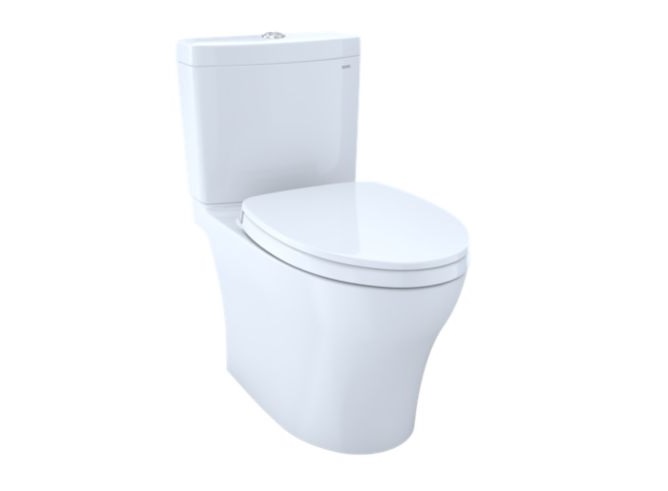 toto aquia® iv toilet - 1.28 gpf & 0.8 gpf, elongated bowl cotton white