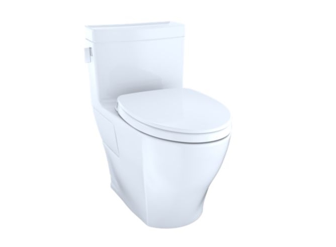 toto legato™ one-piece toilet, 1.28 gpf, elongated bowl - washlet with connection