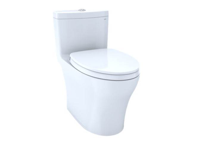 TOTO Aquia® IV One-Piece Toilet - 1.0 GPF & 0.8 GPF, Elongated Bowl - Washlet with Connection MS646124CUMFG.01