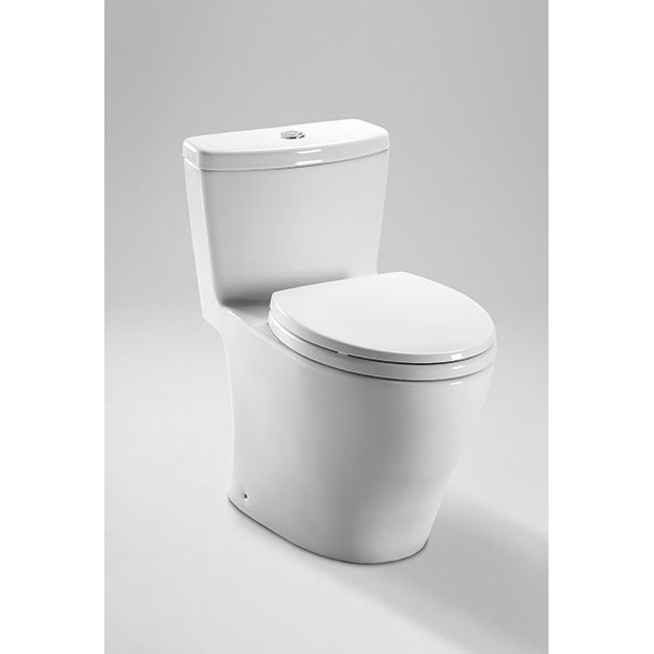Colonial White Toto MS654114MF#11 1.6GPF and 0.9GPF Aquia One-Piece Toilet 