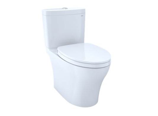 TOTO Aquia® IV - Washlet® with S550E Two-Piece Toilet - 1.28 GPF & 0.8 GPF - Universal Height MW4463056CEMFGA.01