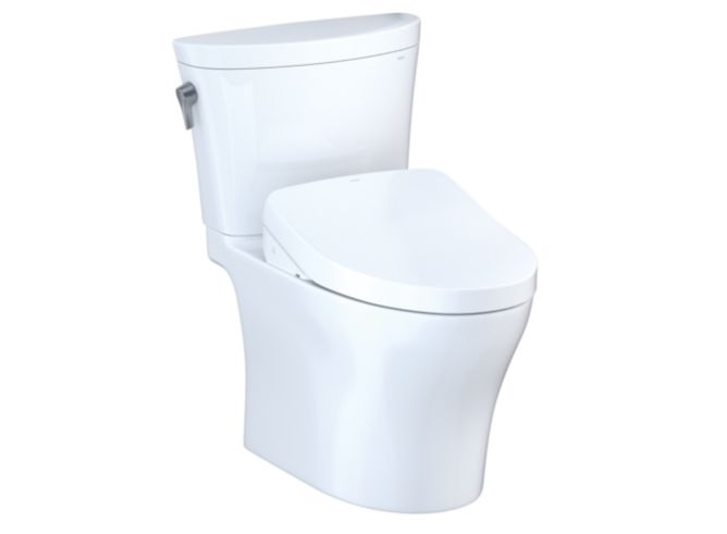 TOTO Aquia® IV Arc - Washlet® with S500E Two-Piece Toilet - 1.28 GPF & 0.9 GPF - New MW4483046CEMFGNA.01