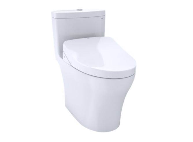 TOTO Aquia® IV - Washlet® with S500E One-Piece Toilet - 1.28 GPF & 0.9 GPF - New MW6463046CEMFGNA.01