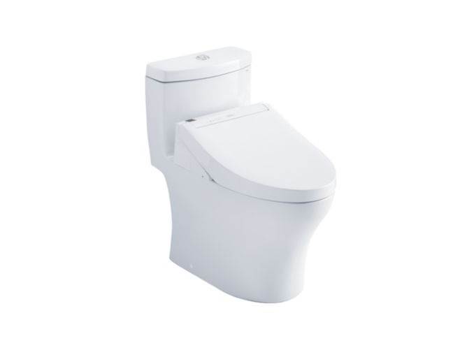 TOTO Aquia® IV - Washlet® with C5 One-Piece Toilet - 1.28 GPF & 0.9 GPF - New MW6463084CEMFGN.01
