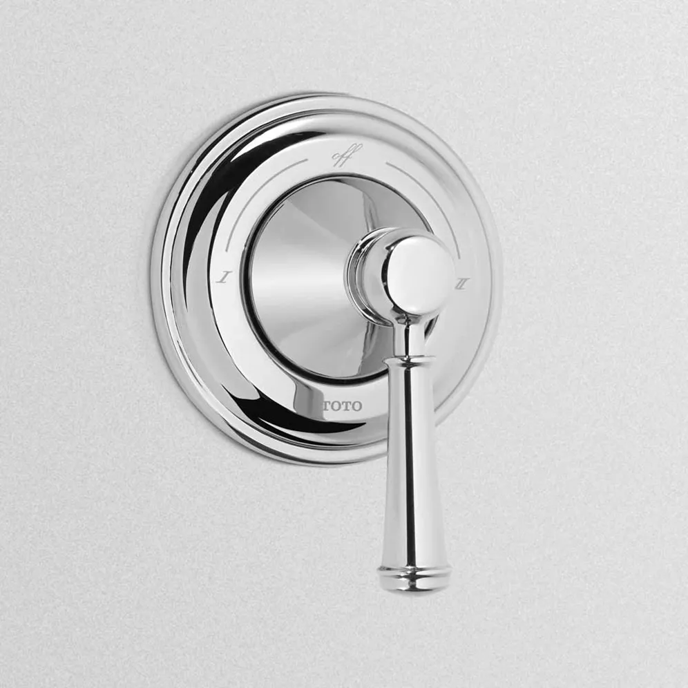 toto vivian two-way diverter trim with off - lever handle