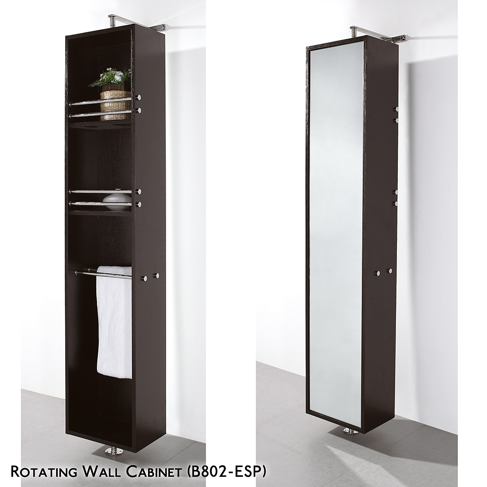 accara 48" bathroom vanity with drawers - espresso w/ clear or frosted glass counter