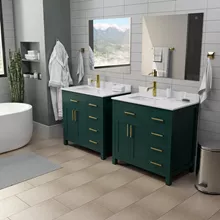beckett 36" single bathroom vanity by wyndham collection - green