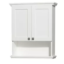 acclaim wall cabinet - white