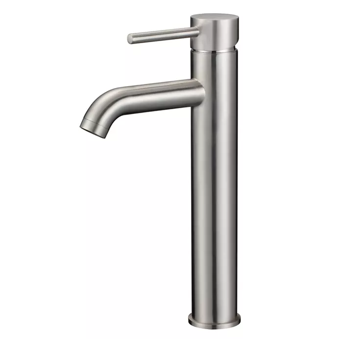Tourno Tall Single-Hole Bathroom Faucet - Brushed Nickel WC-F105-BN