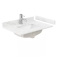 icon 30" single vanity with optional quartz or carrara marble counter - light green