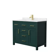 beckett 42" single bathroom vanity by wyndham collection - green