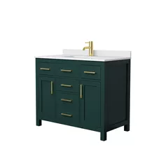 beckett 42" single bathroom vanity by wyndham collection - green